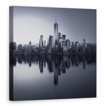 Tablou canvas - Vine Ziua, Manhattan, New York, Cladire, Rasarit De Soare, 80 x 80 cm Tablou canvas - Vine Ziua, Manhattan, New York, Cladire, Rasarit De Soare, 80 x 80 cm