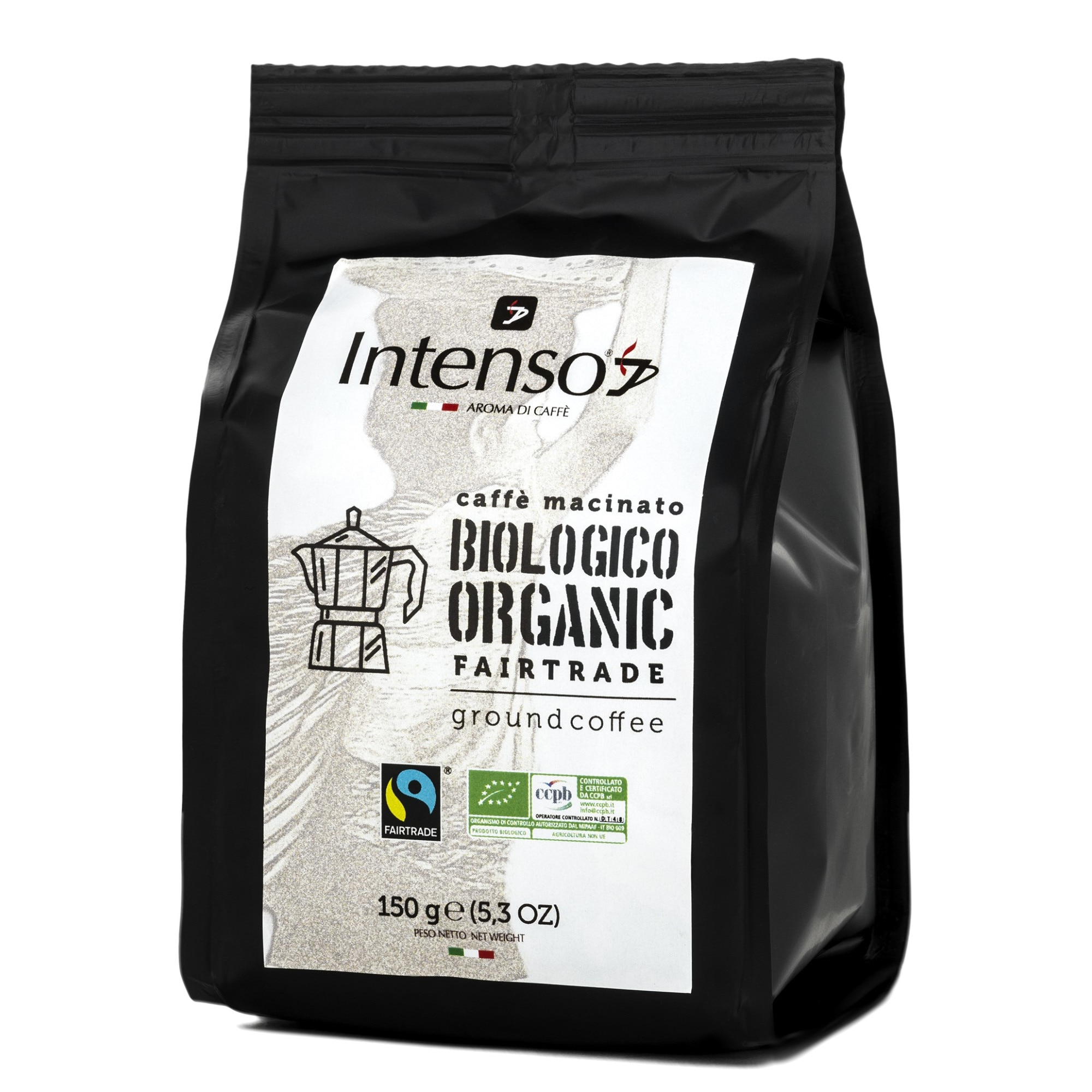 Cafea macinata Intenso Biofairtrade, 150g, Intenso Napoli