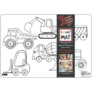 Plansa Pentru Colorat Reutilizabila Masini Constructie Silicon 48 X 33 5 Cm Emag Ro