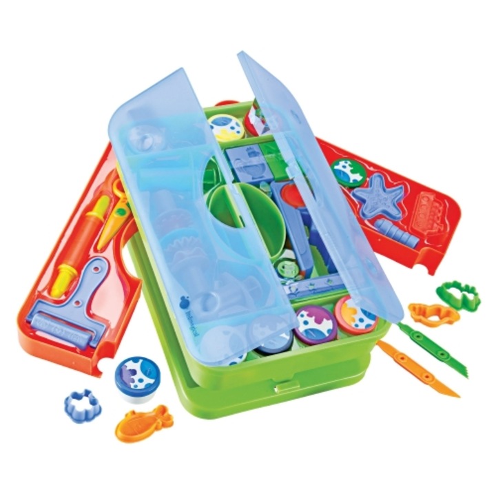 Trusa cu instrumente de modelat plastilina Plasty Play Megakit, Imaginarium, cu peste 15 instrumente