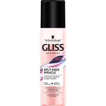 Tratament balsam expres Gliss Split Hair Miracle, pentru par deteriorat si varfuri despicate, 200 ml Tratament balsam expres Gliss Split Hair Miracle, pentru par deteriorat si varfuri despicate, 200 ml