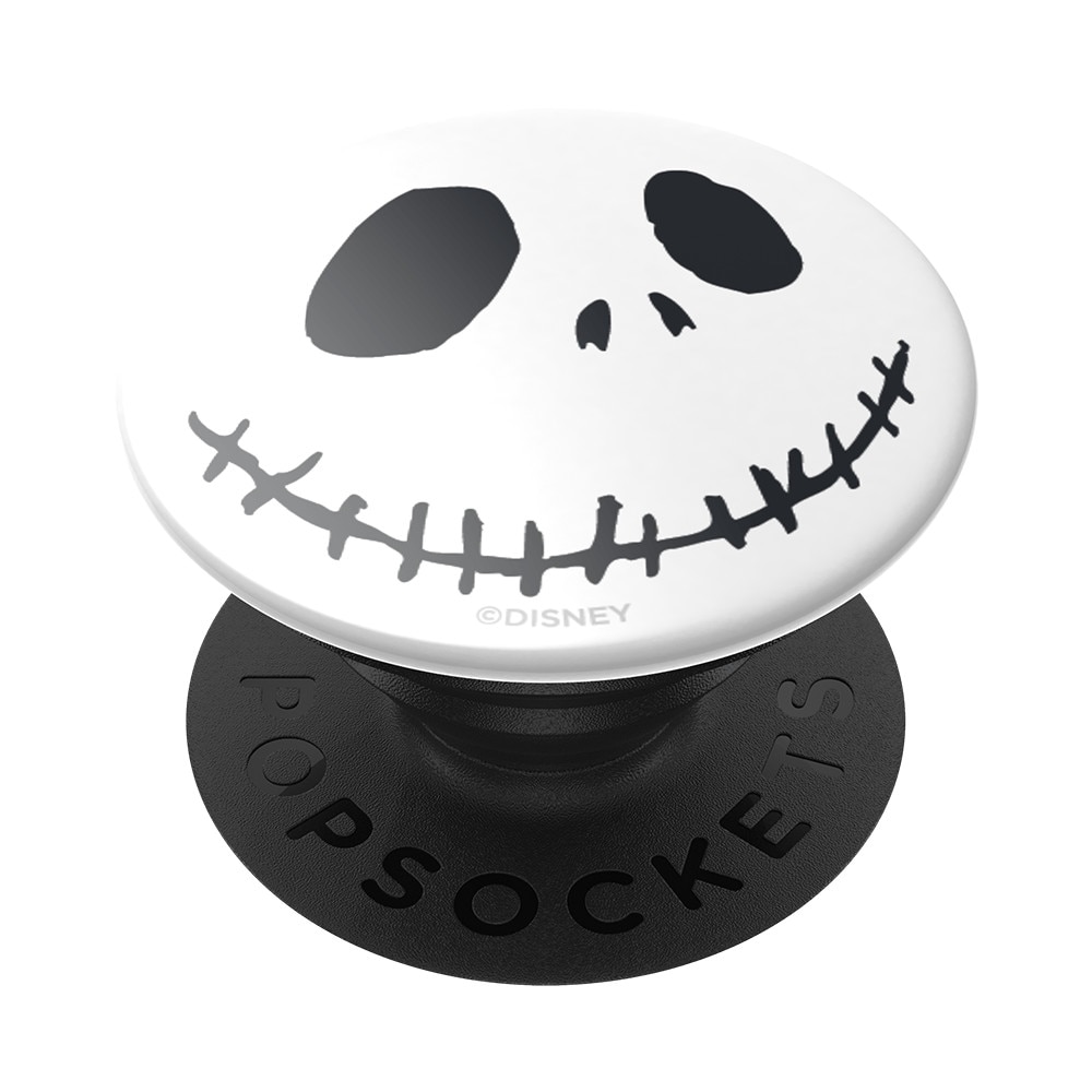 Suport universal de telefon si tableta Popsockets Disney, accesoriu PopGrip Jack Skellington