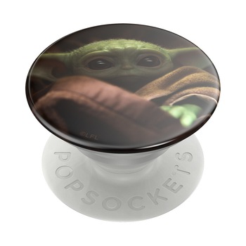 Suport universal de telefon si tableta Popsockets Star Wars, accesoriu PopGrip Baby Yoda Suport universal de telefon si tableta Popsockets Star Wars, accesoriu PopGrip Baby Yoda