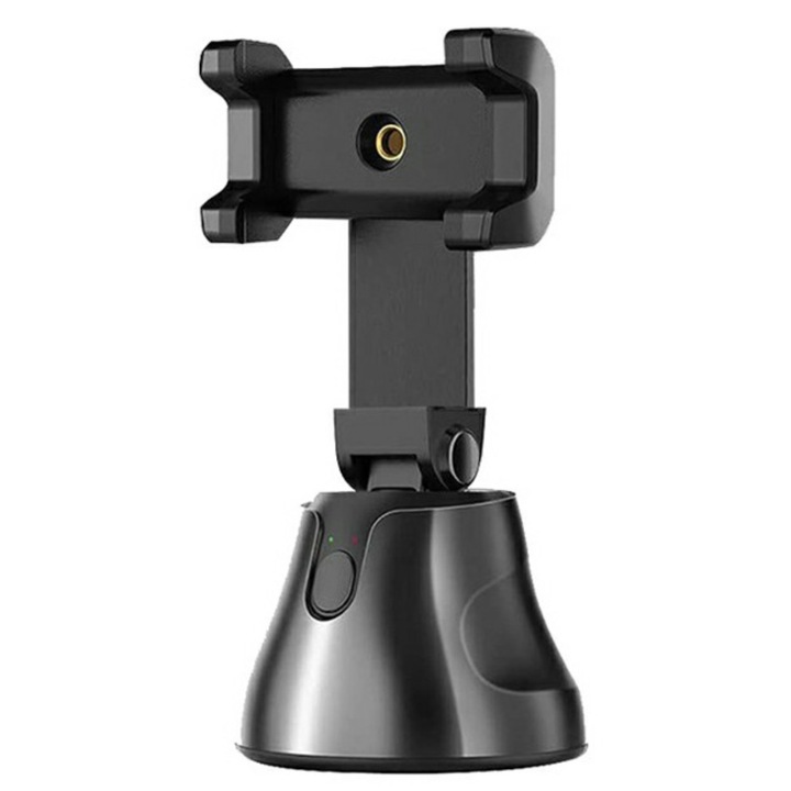 BIBILEL BBL1711 telefon tartó, Smart Camera funkcióval, 360 fokban forgatható, Face Tracking, fekete