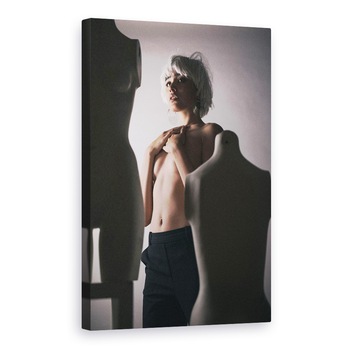Tablou canvas - Nud I, Dezbracat, Femeie, Fata, 40 x 60 cm Tablou canvas - Nud I, Dezbracat, Femeie, Fata, 40 x 60 cm