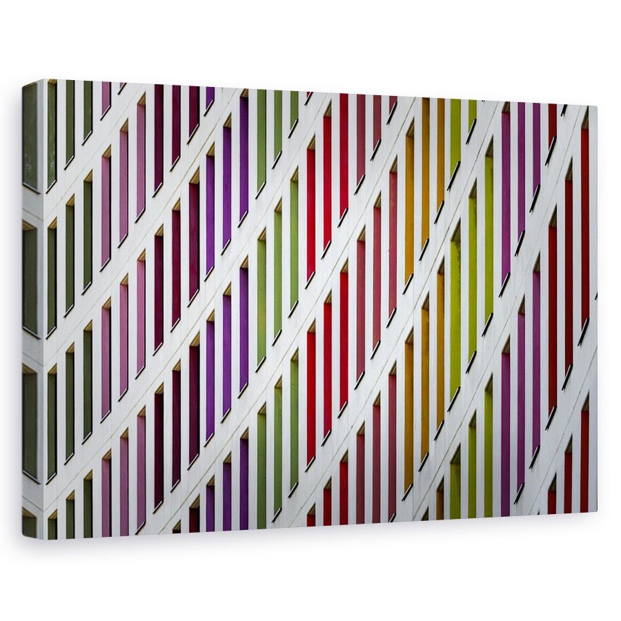 Tablou canvas - Cusca De Cricket, Grillera, Ferestre, Abstract, Vigo, Culori, 40 x 60 cm