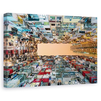 Tablou canvas - Spatii Aglomerate, Asia, Cladiri, Dens, Oameni, Condensat, 40 x 60 cm Tablou canvas - Spatii Aglomerate, Asia, Cladiri, Dens, Oameni, Condensat, 40 x 60 cm