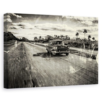 Tablou canvas - Taxi Havana, Masina, Vehicul, Transport, 20 x 30 cm Tablou canvas - Taxi Havana, Masina, Vehicul, Transport, 20 x 30 cm