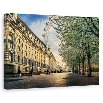 Tablou canvas - Ultimele Zile La London Eye, Marea Britanie, Strada, Oameni, Textura, 40 x 60 cm Tablou canvas - Ultimele Zile La London Eye, Marea Britanie, Strada, Oameni, Textura, 40 x 60 cm