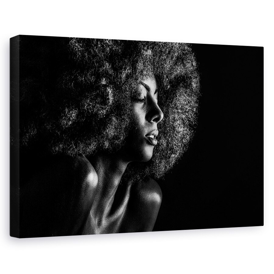 Tablou canvas - Intre Lumini Si Umbre, Portret, Par, African, 20 x 30 cm
