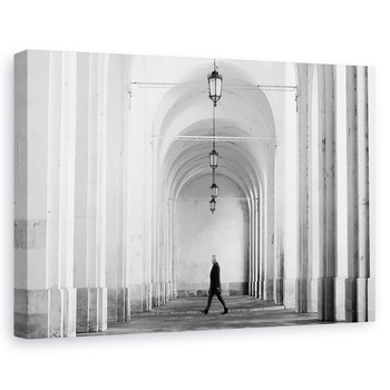 Tablou canvas - Nancy, Monocrom, Strada, Franta, Mers Pe Jos, 40 x 60 cm Tablou canvas - Nancy, Monocrom, Strada, Franta, Mers Pe Jos, 40 x 60 cm