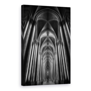 Tablou canvas - Catedrala Notre-Dame, Franta, Reims, Arhitectura, Inchinare, 40 x 60 cm Tablou canvas - Catedrala Notre-Dame, Franta, Reims, Arhitectura, Inchinare, 40 x 60 cm