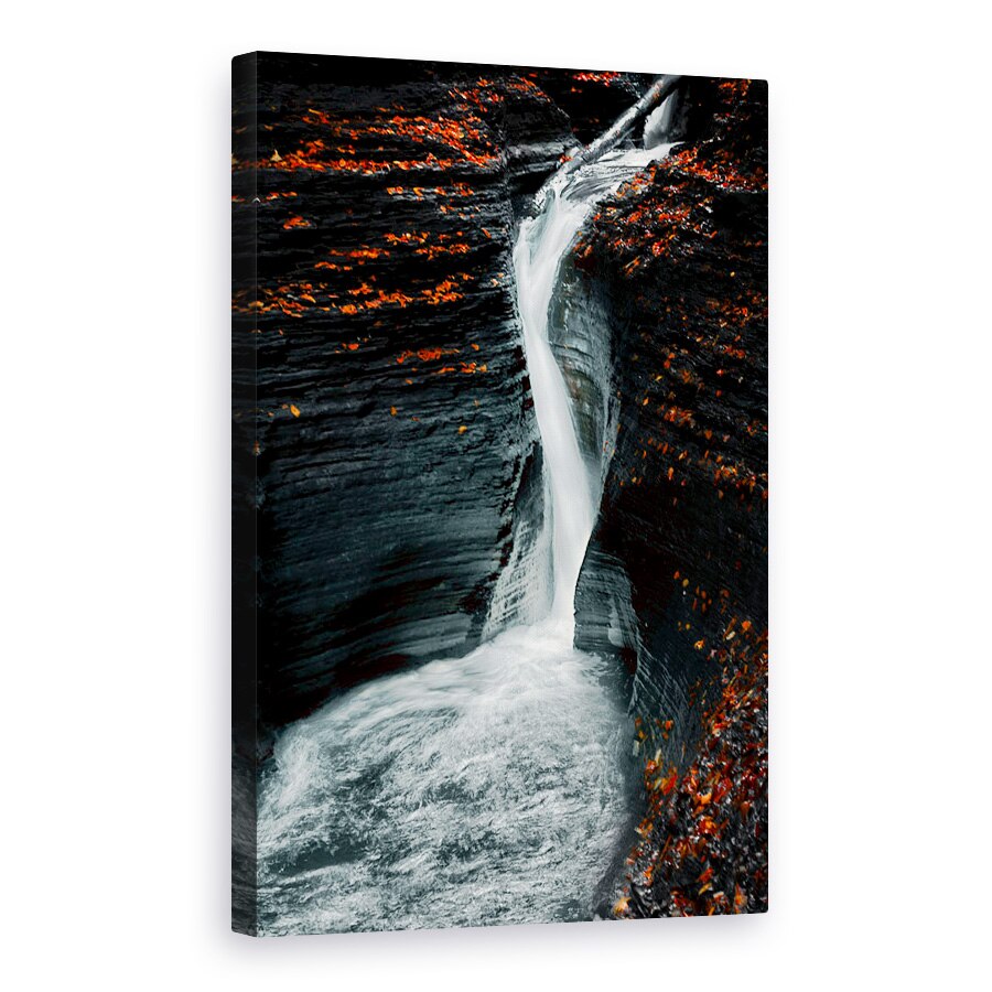 Tablou canvas - Toamna, Peisaj, Cascada, Apa, 40 x 60 cm