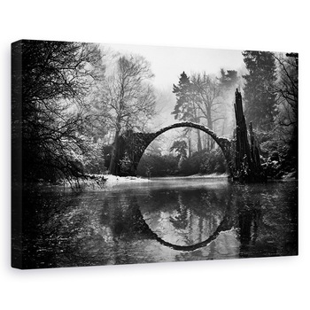 Tablou canvas - Podul Diavolului, Pod, Germania, Kromlau, Lac, 40 x 60 cm Tablou canvas - Podul Diavolului, Pod, Germania, Kromlau, Lac, 40 x 60 cm