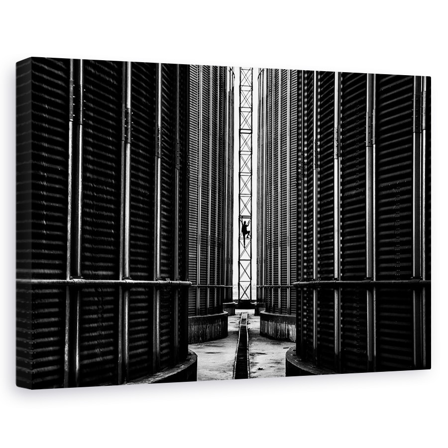 Tablou canvas - Acrobatie, Konya, Strada, Curcan, Siloz, Industrie, 80x120 cm