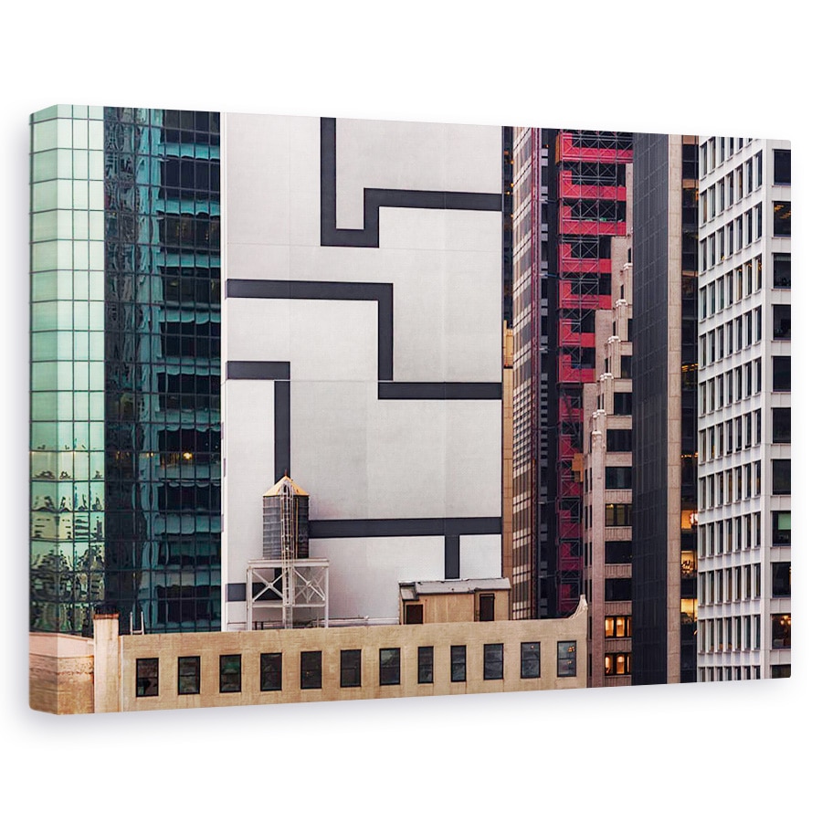 Tablou canvas - Tetris Colosal, New York, Oras, Arhitectura, 20 x 30 cm
