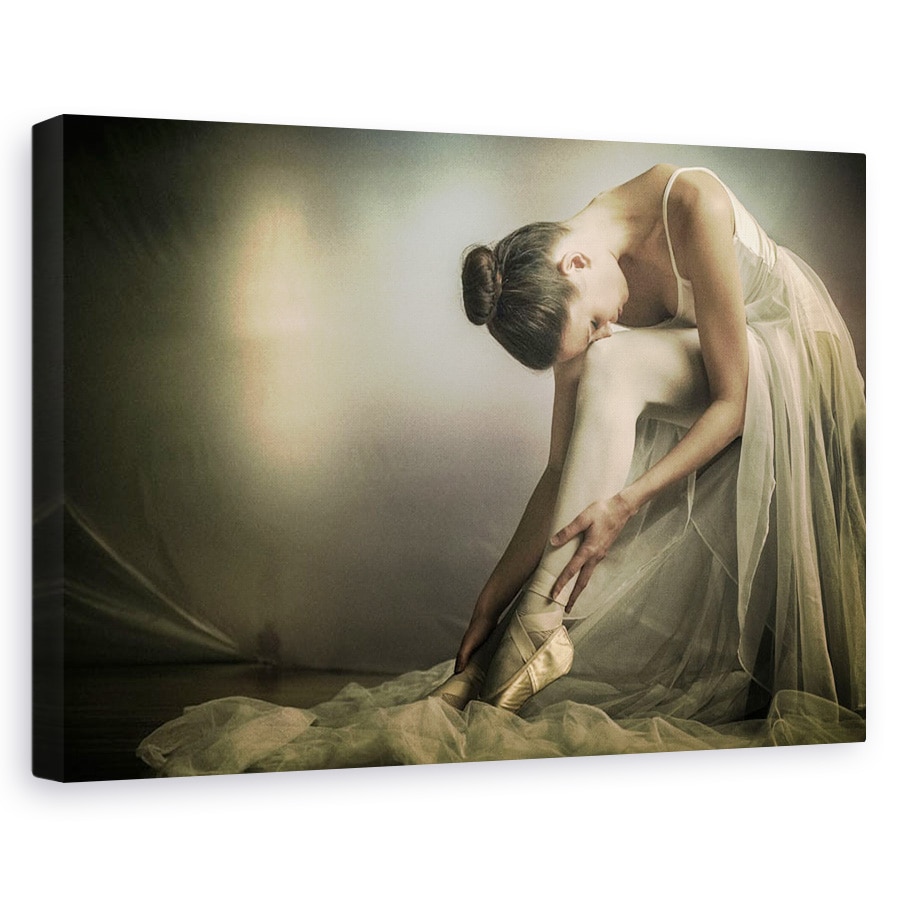 Tablou canvas - Pregatirea Pentru Dans, Portret, Balet, 40 x 60 cm