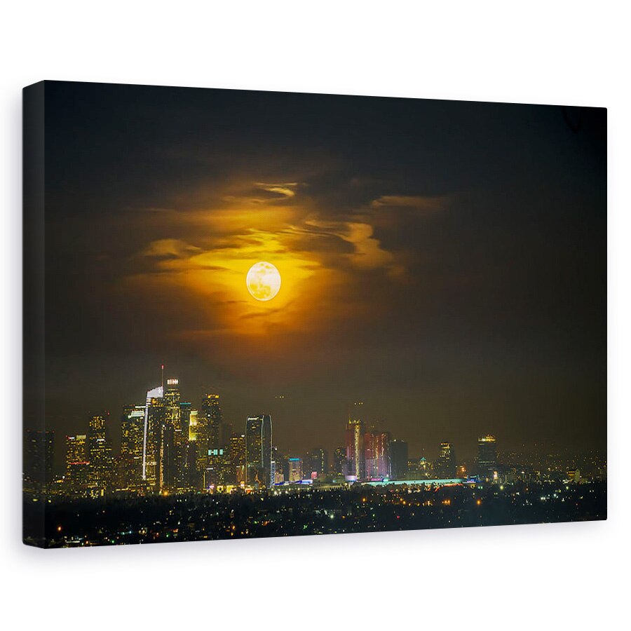 Tablou canvas - Super Luna, Nor, Incetosat, Centru, 20 x 30 cm