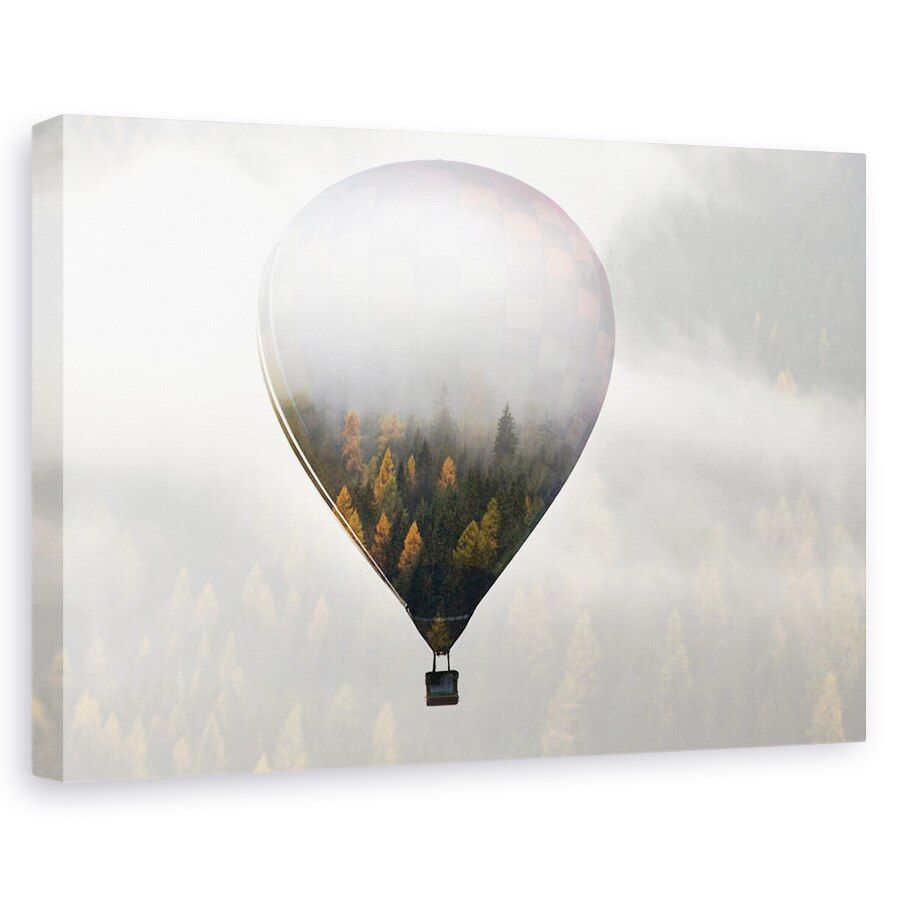 Tablou canvas - Pierde-Te In Lume, Balon Cu Aer Cald, Toamna, 40 x 60 cm