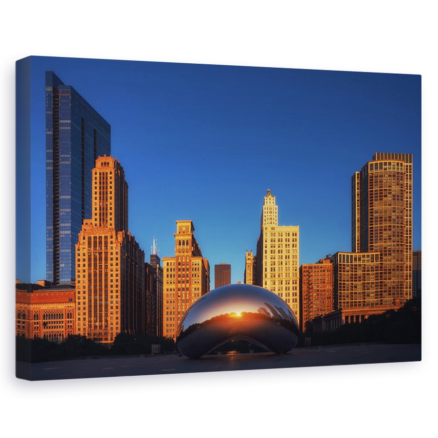 Tablou canvas - Orasul Chicago, Arhitectura, Calatorie, Turism, 40 x 60 cm