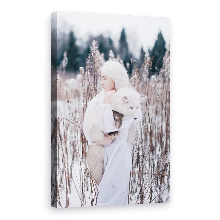 Tablou canvas - Vulpe De Zapada, Animale, Imbratisare, 20 x 30 cm