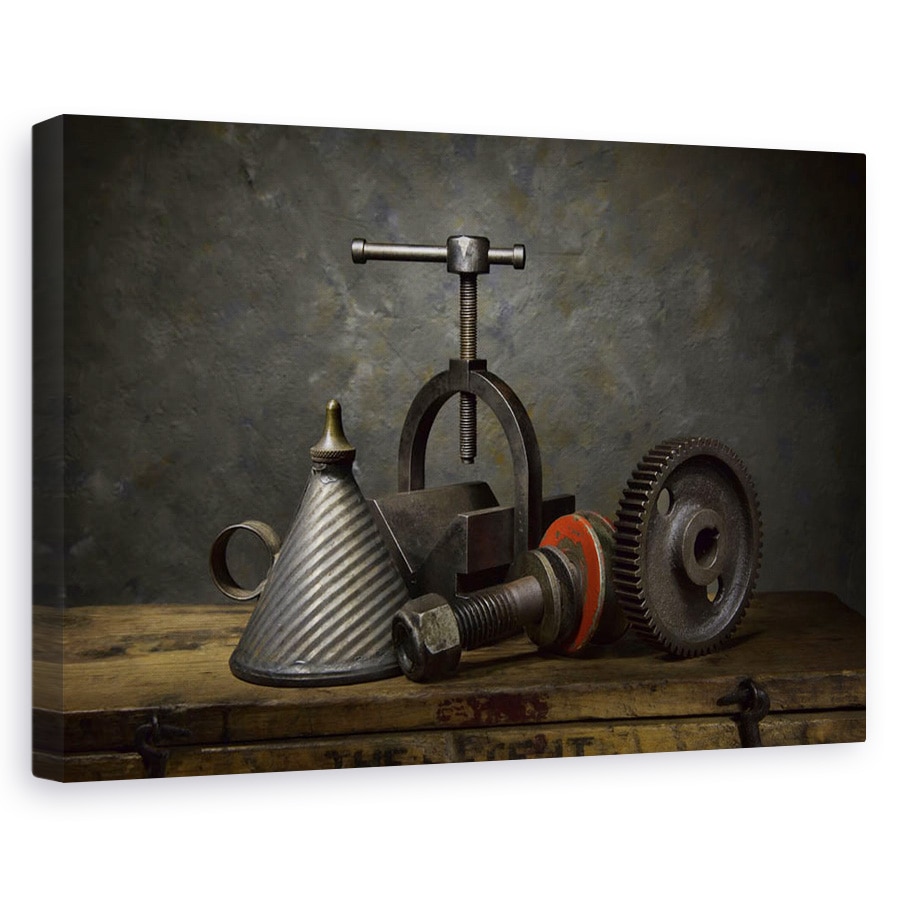 Tablou canvas - In Atelier, Garaj, Vintage, Ulei, 40 x 60 cm