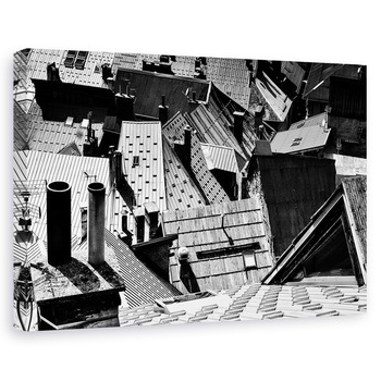 Tablou canvas - Abstract, Arhitectura, Abstract, Franta, Oras, Acoperis, 20 x 30 cm Tablou canvas - Abstract, Arhitectura, Abstract, Franta, Oras, Acoperis, 20 x 30 cm