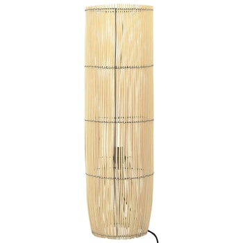 Lampa de podea, vidaXL, Rachita, E27, 60 W, 220-240 V~, 50/60 Hz, 21 x 61 cm, Maro Lampa de podea, vidaXL, Rachita, E27, 60 W, 220-240 V~, 50/60 Hz, 21 x 61 cm, Maro