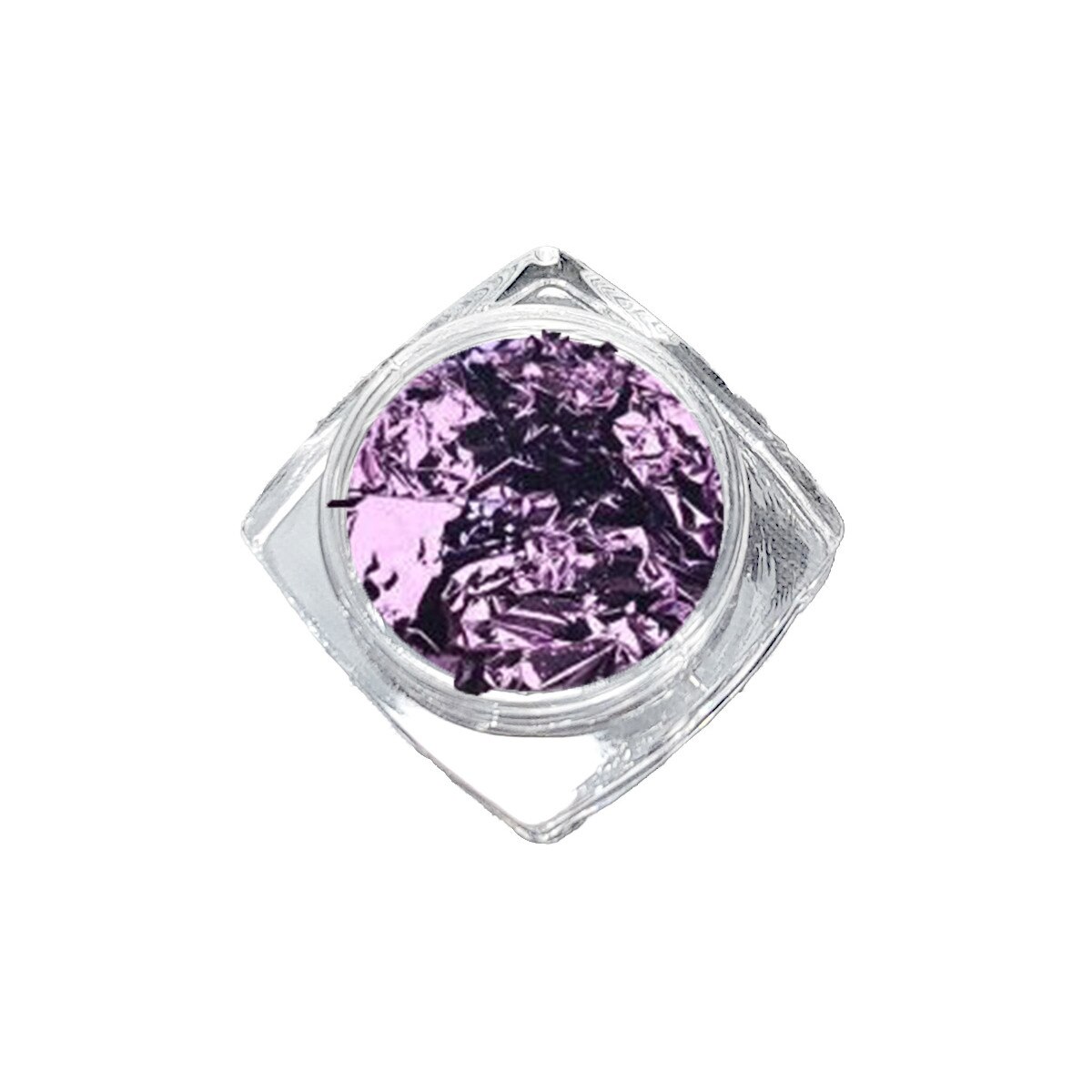 Folie pentru unghii false, MoonbasaNails, Smoke, FF018, Violet