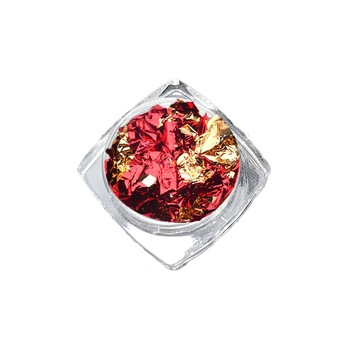 Folie pentru unghii false, MoonbasaNails, Smoke, FF019, Rosu-Aur Folie pentru unghii false, MoonbasaNails, Smoke, FF019, Rosu-Aur