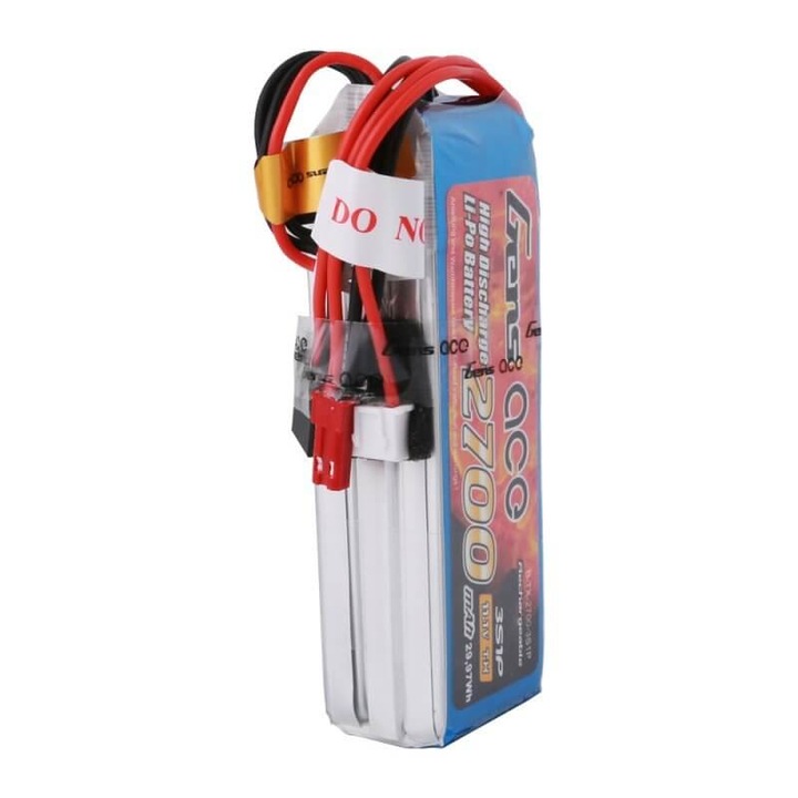 Gens Ace akkumulátor, 2700mAh, 11.1V, TX 3S1P, Futaba / JST-XHR / JST-SYP