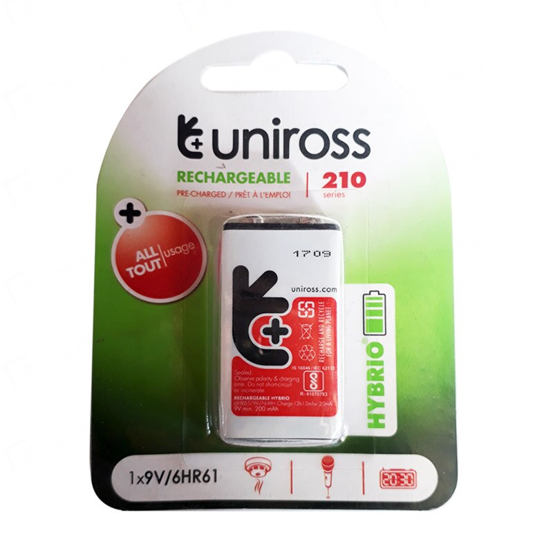 Acumulator incarcabil 9V(6HR61) NiMH 200mAh