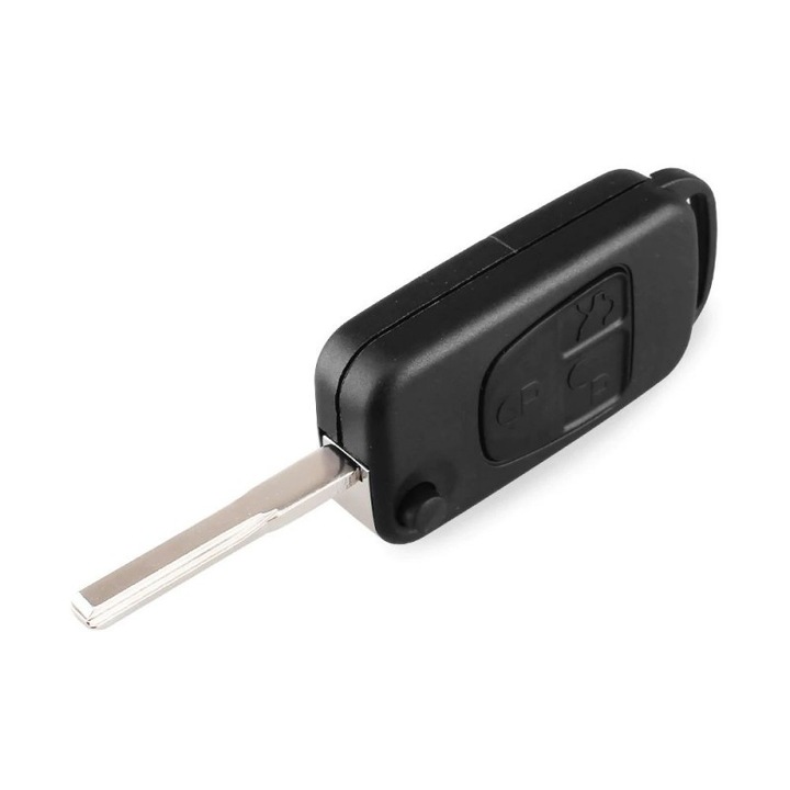 Carcasa Cheie Auto Techstar® Compatibila cu Mercedes A, C, E, CLK, ML, SLK, CL, SL,, AMG, S Class, 3 Butoane, HU64