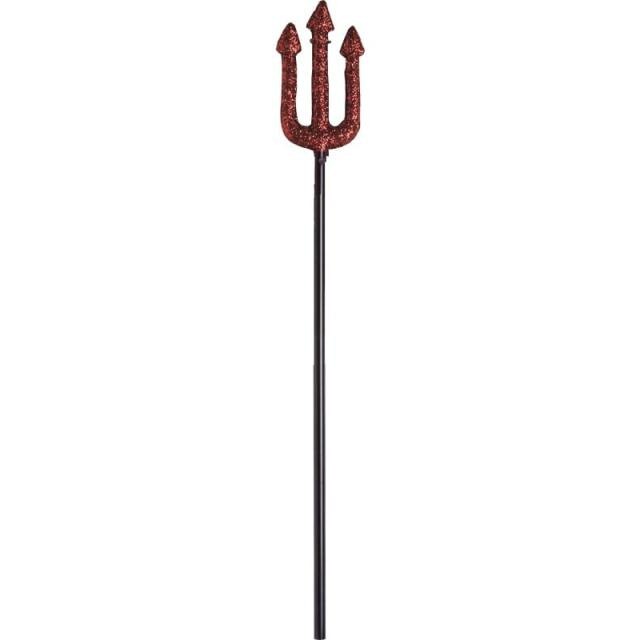 Trident de diavolita, cu sclipici, 58 cm