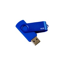 Memory stick 16GB 2.0 (Memorie USB), corp cauciucat, ALBASTRU