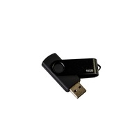 Memory stick 16GB 2.0 (Memorie USB), corp cauciucat, NEGRU