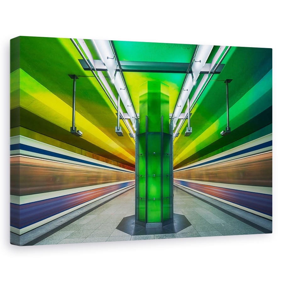 Tablou canvas - Canditz, Subteran, Arhitectura, Oras, Punct, Perspectiva, 20 x 30 cm