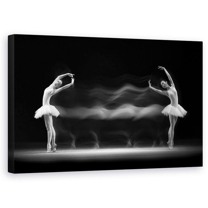 Tablou canvas - Poza Dubla, Balerina, Balet, Dansatoare, 60 x 100 cm