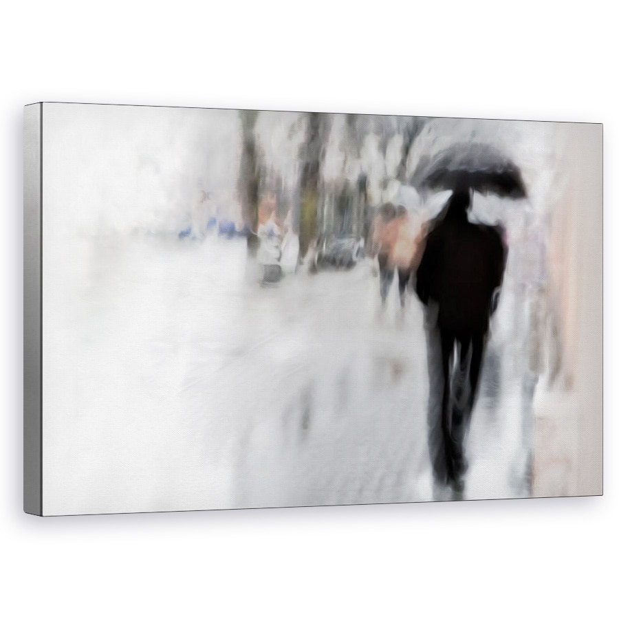 Tablou canvas - Observatorul, Umbrela, Ploaie, Persoana, Ploaie, 50 x 80 cm