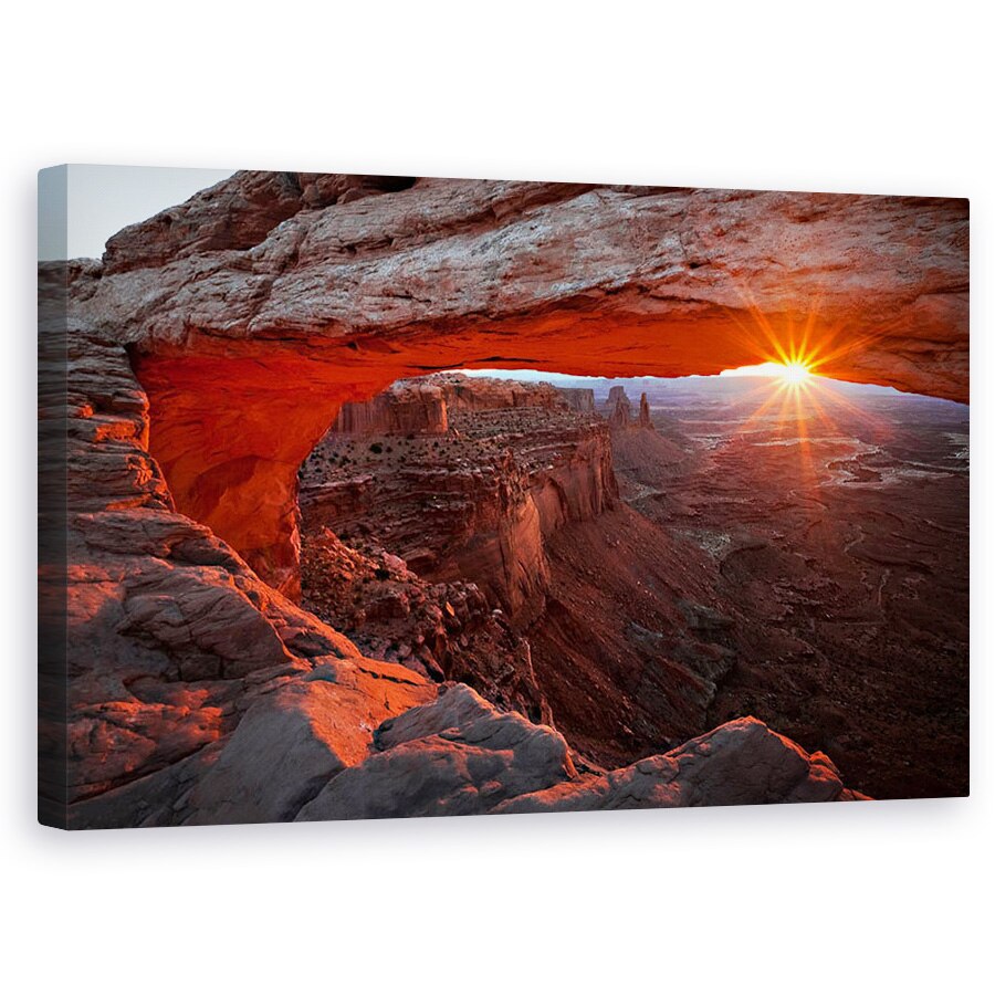Tablou canvas - Rasarit In Mesa Arch, Canion, Rasarit De Soare, Accelerare, 50 x 80 cm