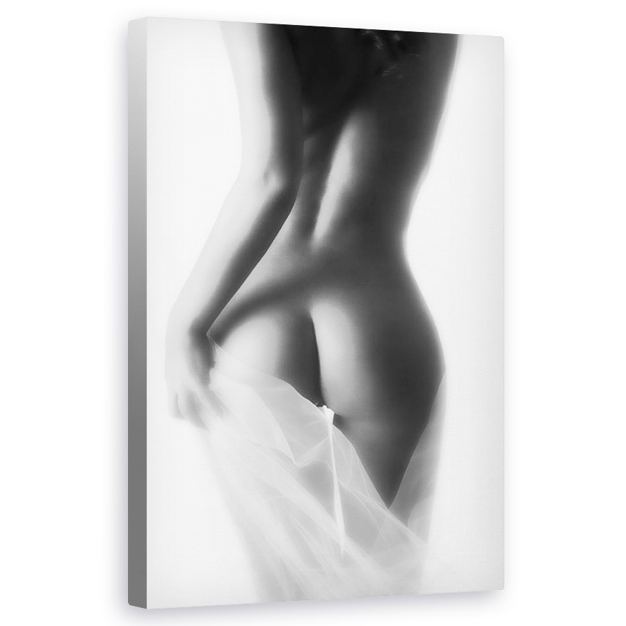 Tablou canvas - In Spate, Studio, Nud, Dezbracat, Moale, 60 x 100 cm