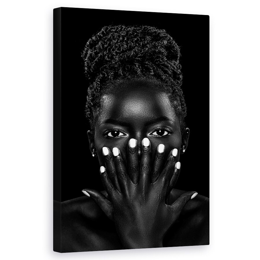 Tablou canvas - Brenda 06, Portret, Punct, Intuneric, Degetele, 60 x 100 cm