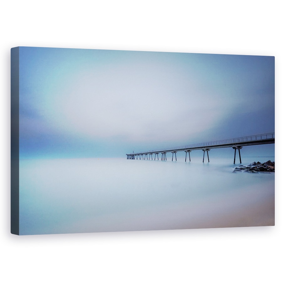 Tablou canvas - Zece Minute, Badalona, Spania, Pod, Expunere Lunga, Pictor, 60 x 100 cm