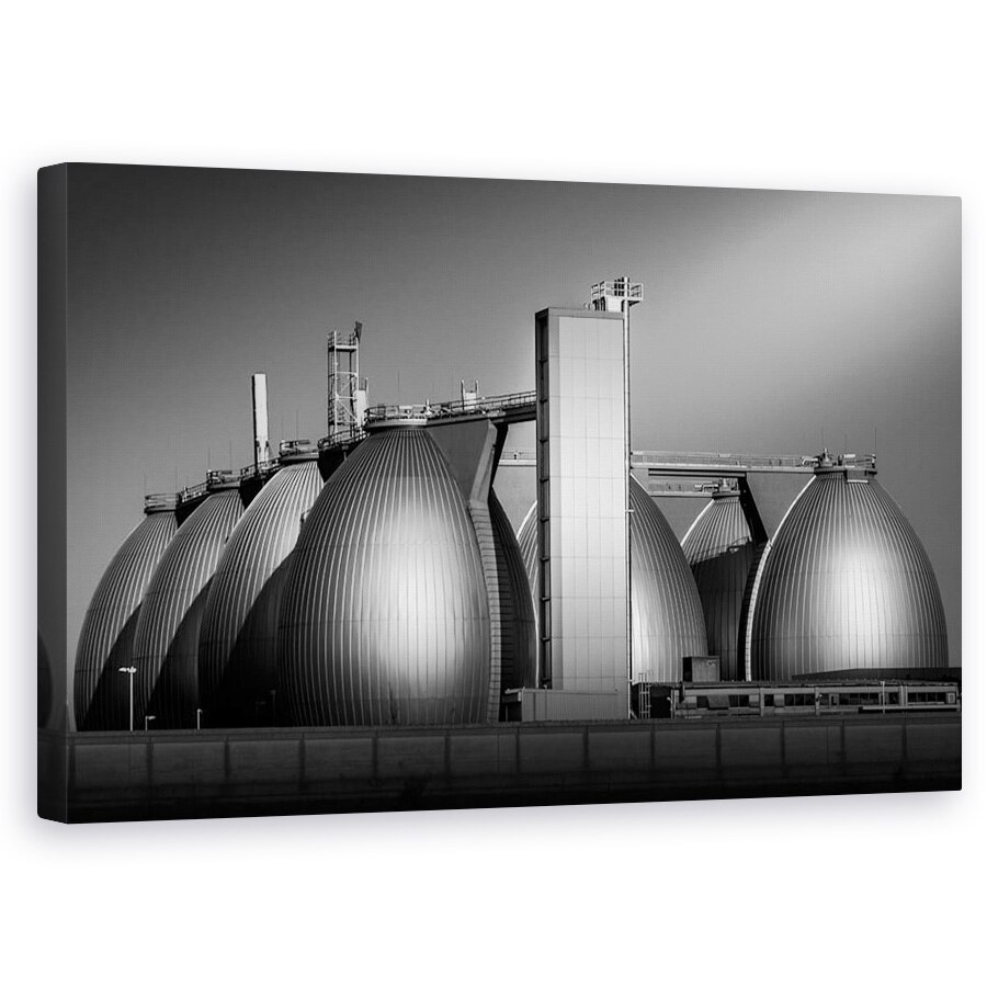 Tablou canvas - Oua, Arhitectura, Industrie, Industrial, Siloz, Silozuri, 60 x 100 cm