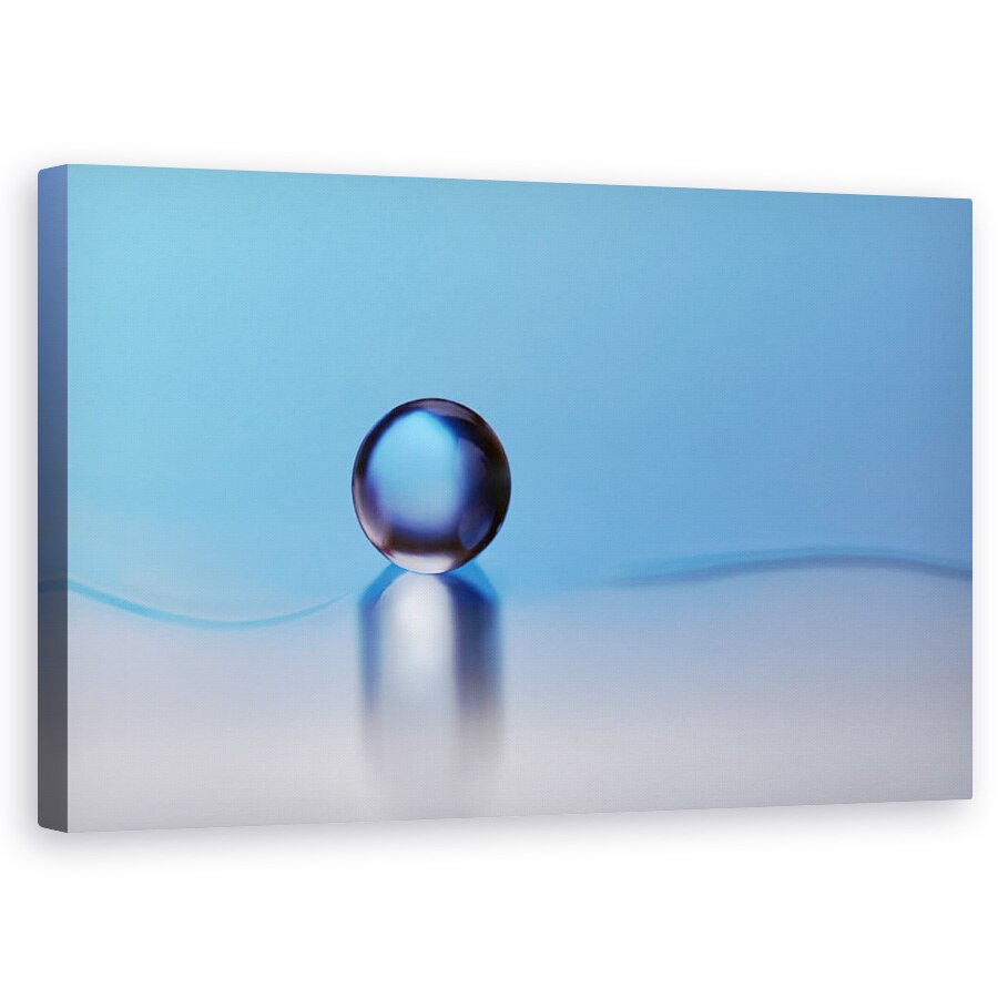 Tablou canvas - Pentru A Gasi Linistea, Albastru, Abstract, Apa, Perla, 60 x 100 cm