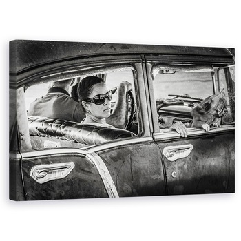 Tablou canvas - Transformarea In Malecon Havana, Cuba, Masina, Caine, Vizualizari, Strada, 60 x 100 cm Tablou canvas - Transformarea In Malecon Havana, Cuba, Masina, Caine, Vizualizari, Strada, 60 x 100 cm