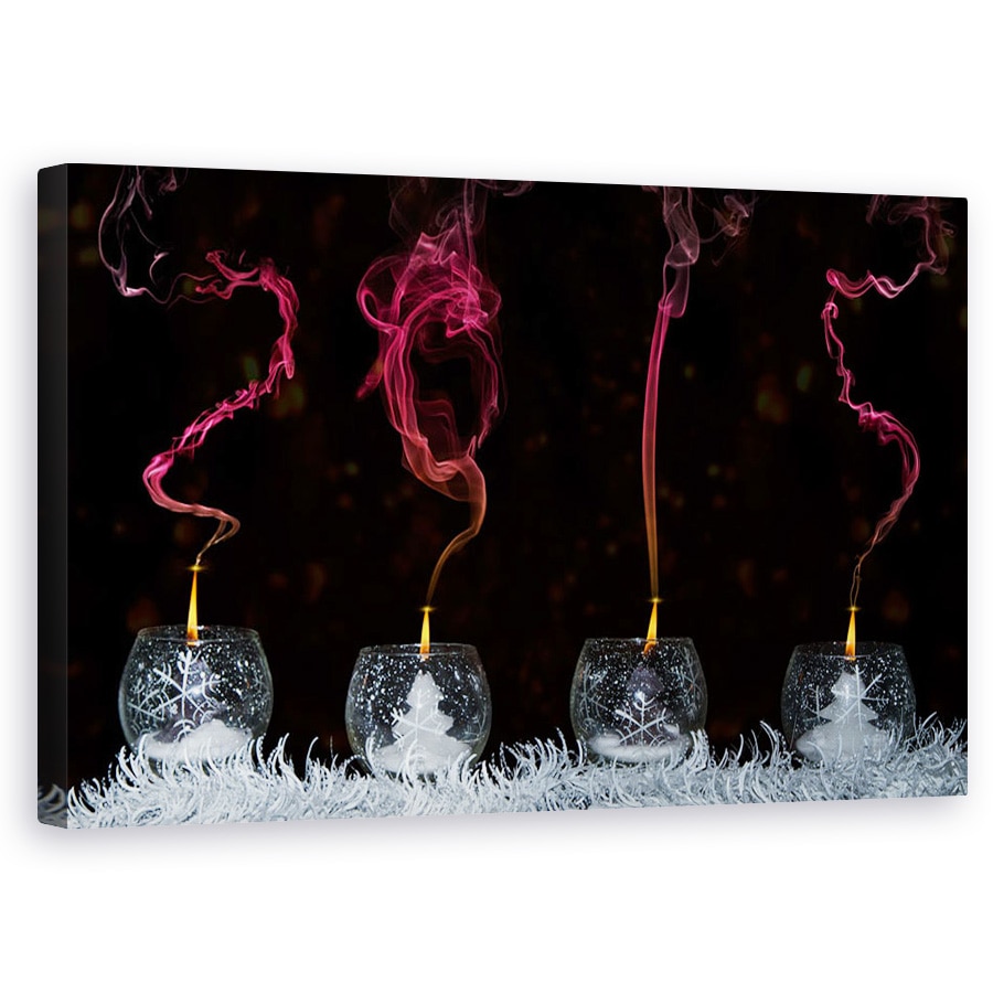 Tablou canvas - An Nou Fericit, 2015, An Nou Fericit, Lumanare, 50 x 80 cm