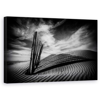 Tablou canvas - Scartelat, Plaja, Nisip, Model, Gard, Umbra, 60 x 100 cm Tablou canvas - Scartelat, Plaja, Nisip, Model, Gard, Umbra, 60 x 100 cm