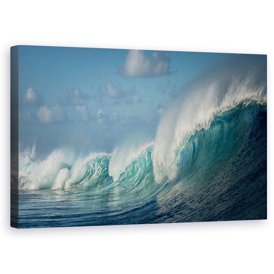 Tablou canvas - Masina De Apa Sarata, Valuri, Peisaj Marin, Mare, 60 x 100 cm