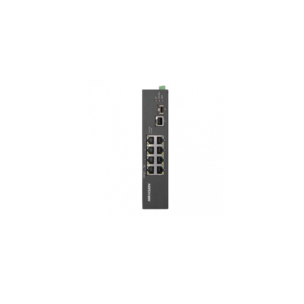 Switch 8 porturi PoE 2 porturi uplink SFP/RJ45 - HIKVISION DS-3T0310HP-E-HS